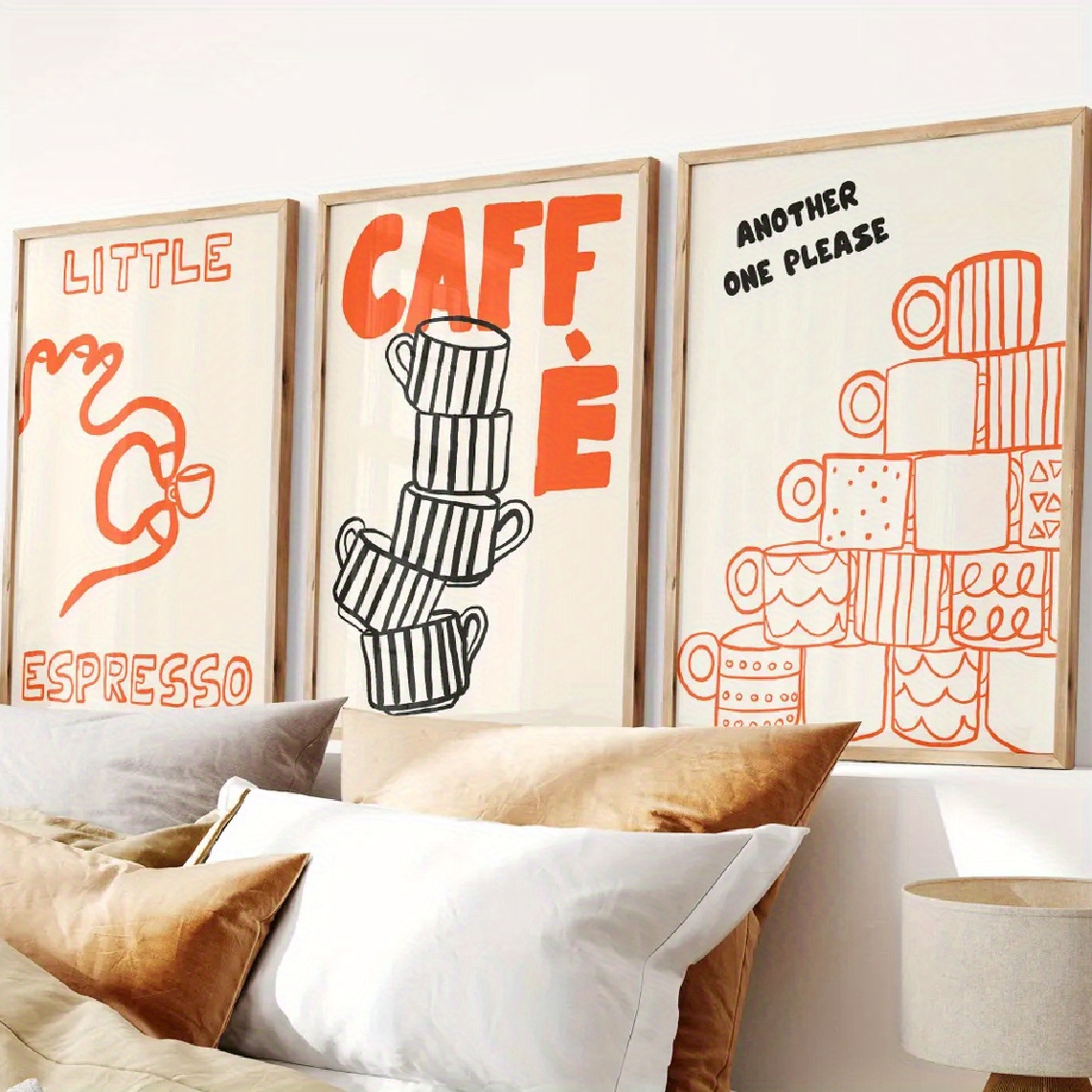 Art Craft Kitchen - 1/3pcs Italian Coffee Canvas Poster Minimalist