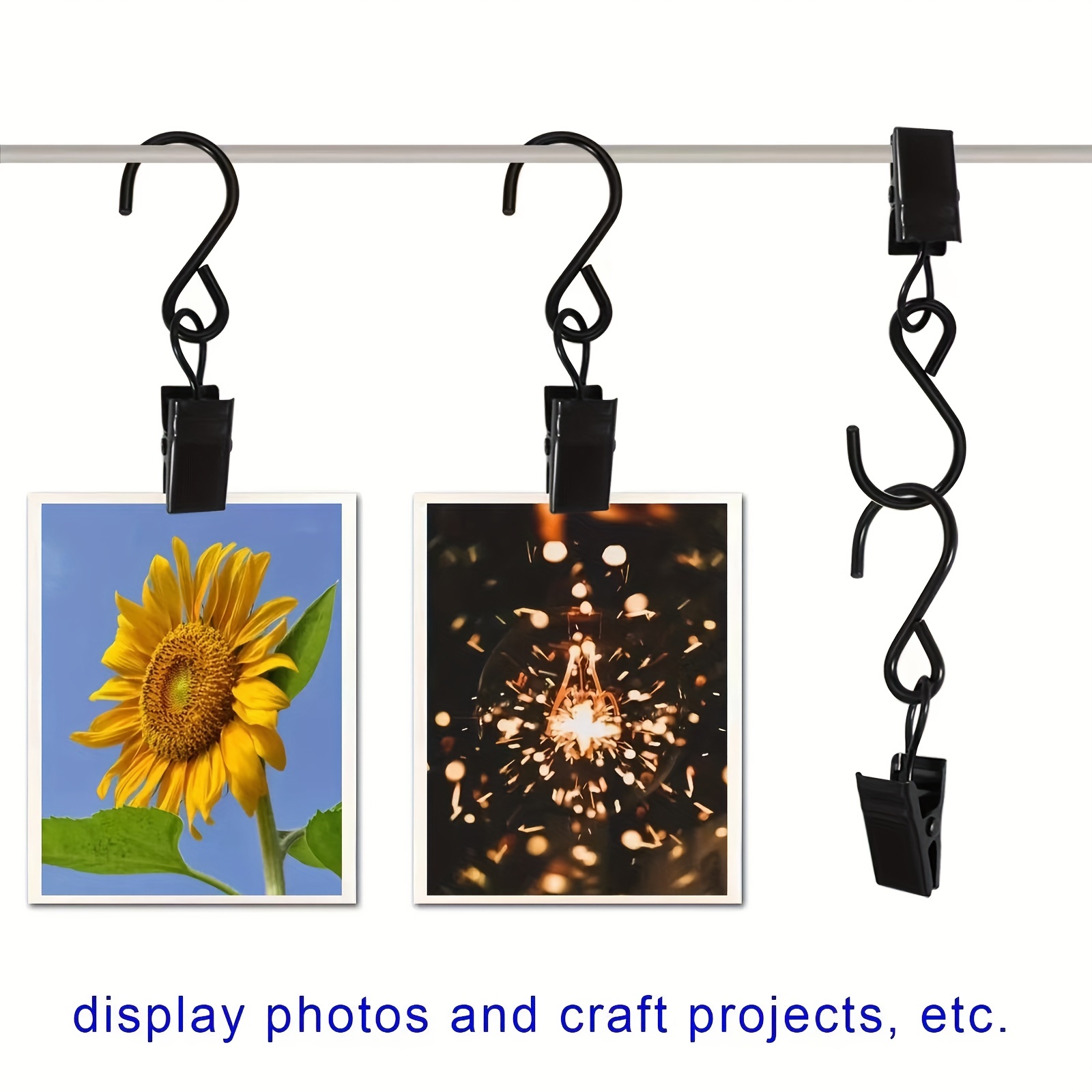 Art Craft Display - 8pcs/20pcs Of S-shaped Hooks For Curtains,