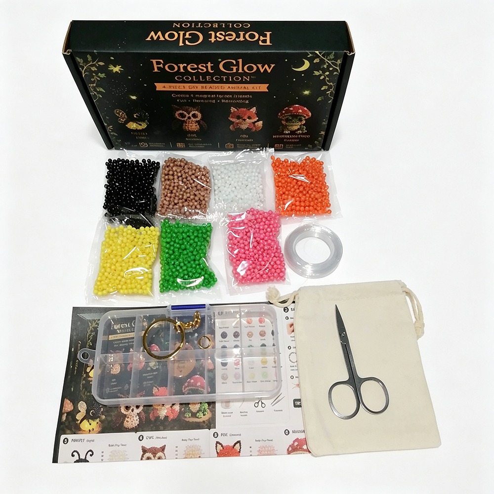 Art Craft And Design - Tiny Beads 3D Beaded Animal Kit