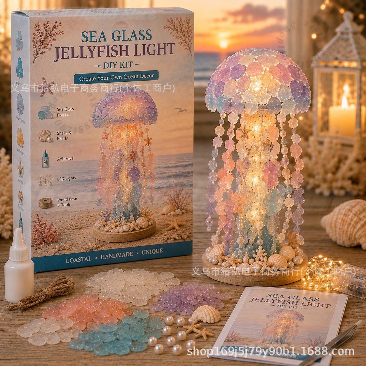 DIY Sea Glass Mermaid Tail Lig - Art Craft For Adults review and price