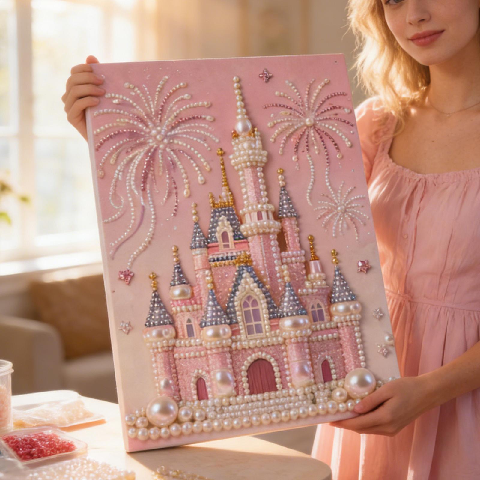 DIY Pearl Painting Kit Beaded  - Art Craft For Adults review and price
