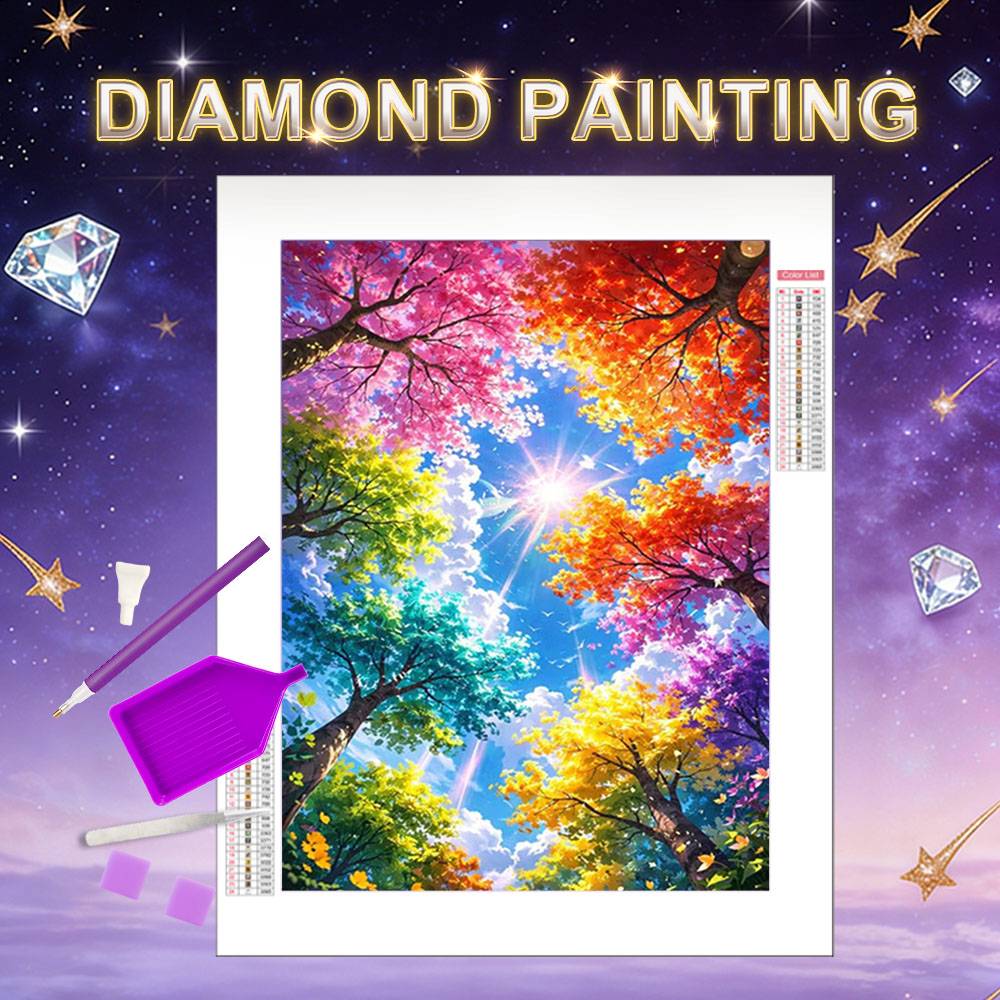 HUACAN Diamond Painting Tree L - Art And Craft Autumn review and price