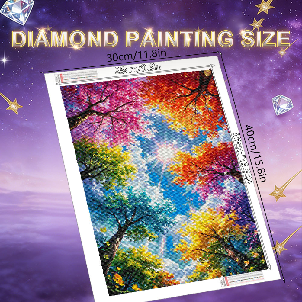 HUACAN Diamond Painting Tree L - Art And Craft Autumn review and price