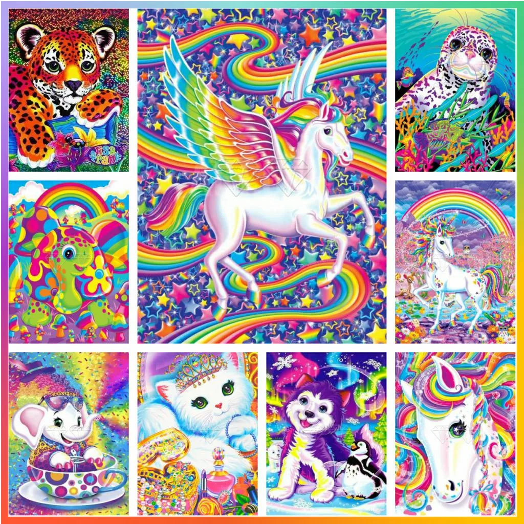 1PC frameless Paint Cartoon An - Art Craft Unicorn review and price
