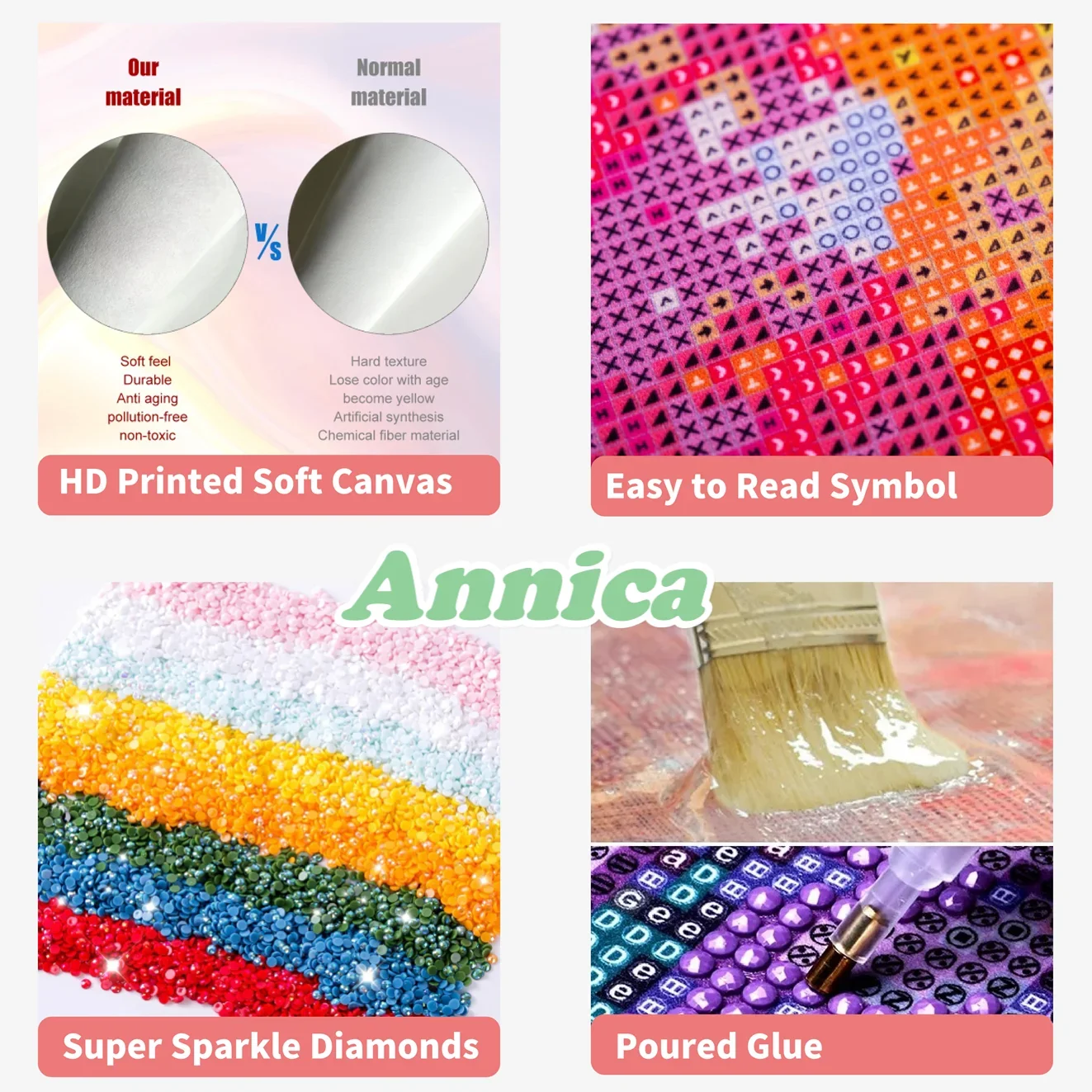 1PC frameless Paint Cartoon An - Art Craft Unicorn review and price