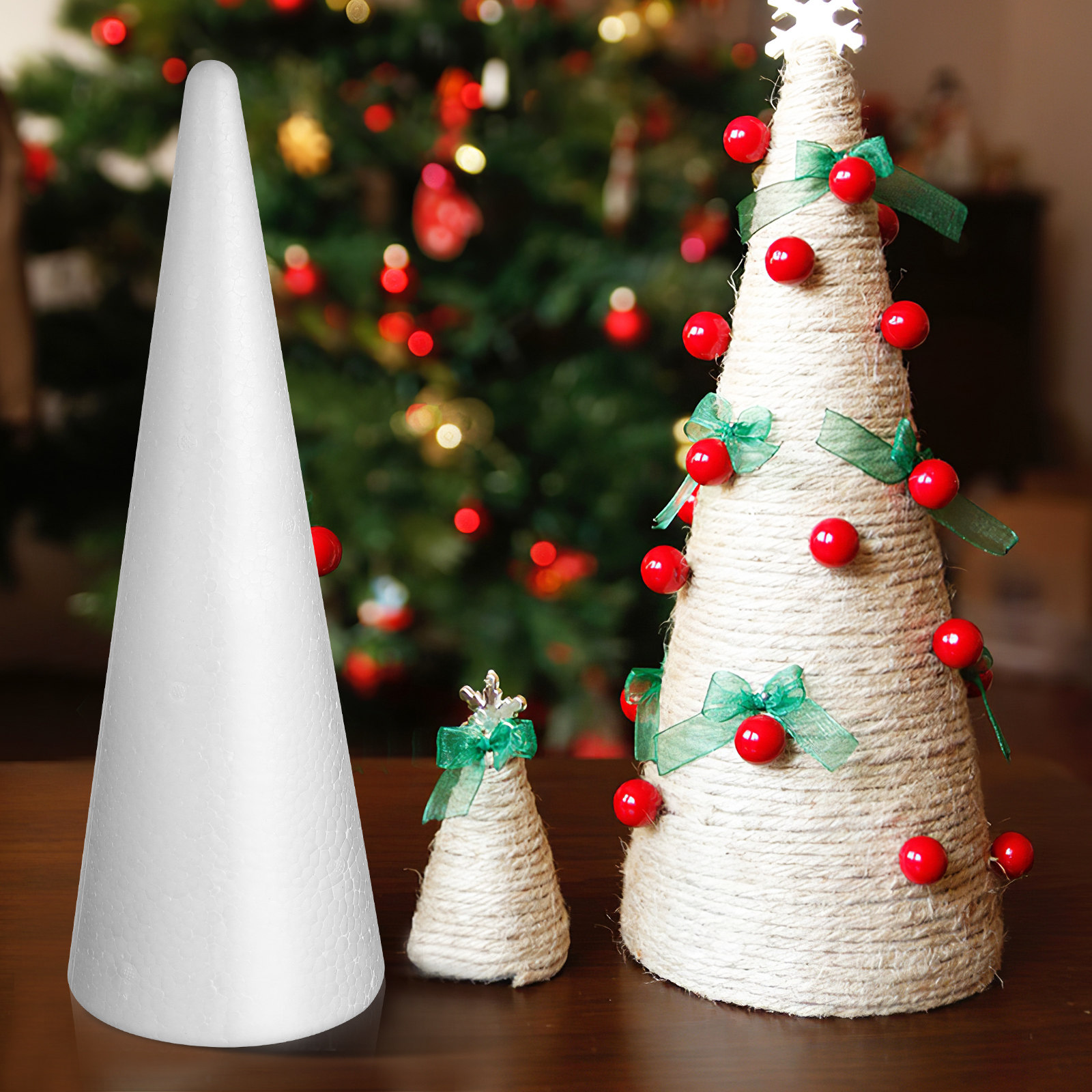 2Pcs Versatile Foam Cones Whit - Art Craft And Design review and price