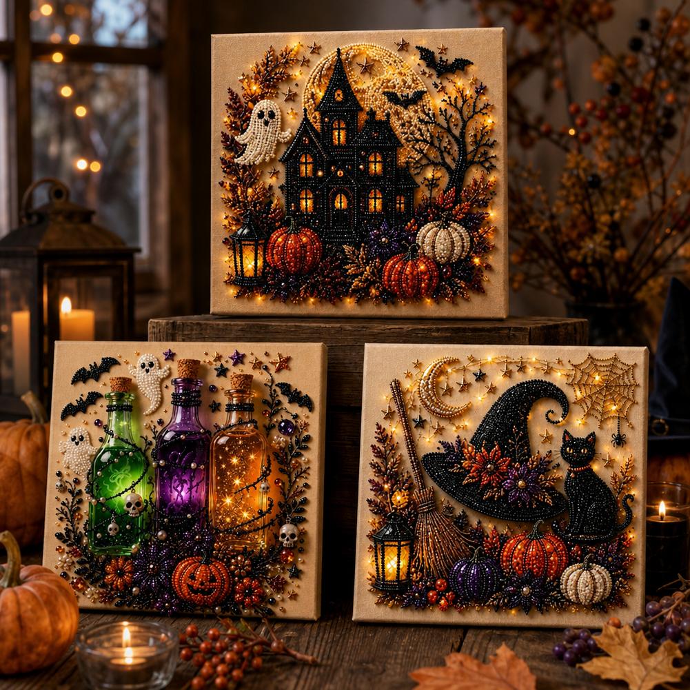 Halloween Ghost & Pumpkin 3D P - Art Craft For Adults review and price