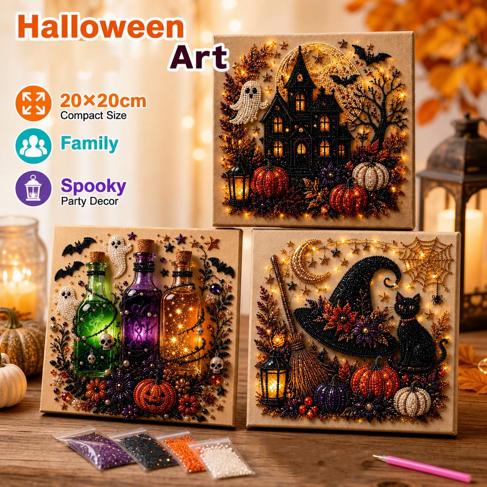 Halloween Ghost & Pumpkin 3D P - Art Craft For Adults review and price