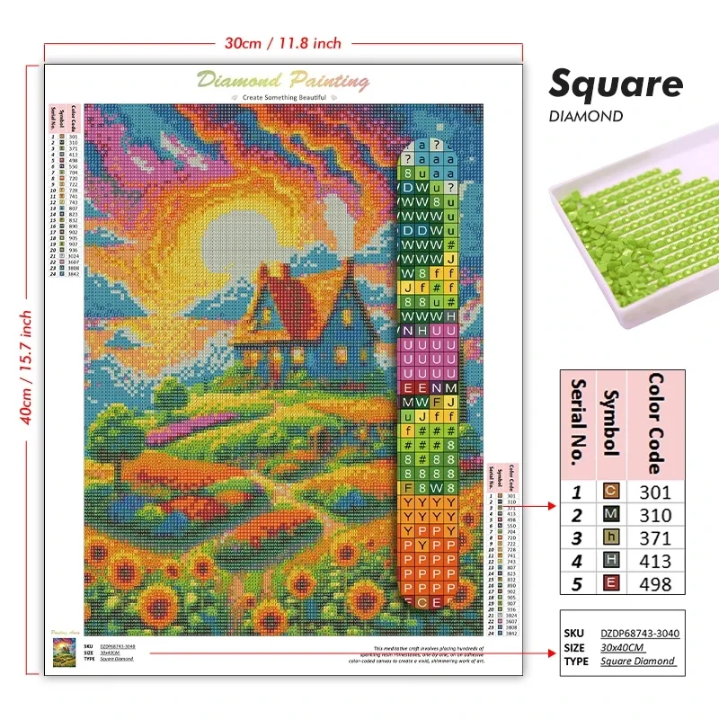 DIY 5D Diamond Painting, Autum - Art And Craft Autumn review and price