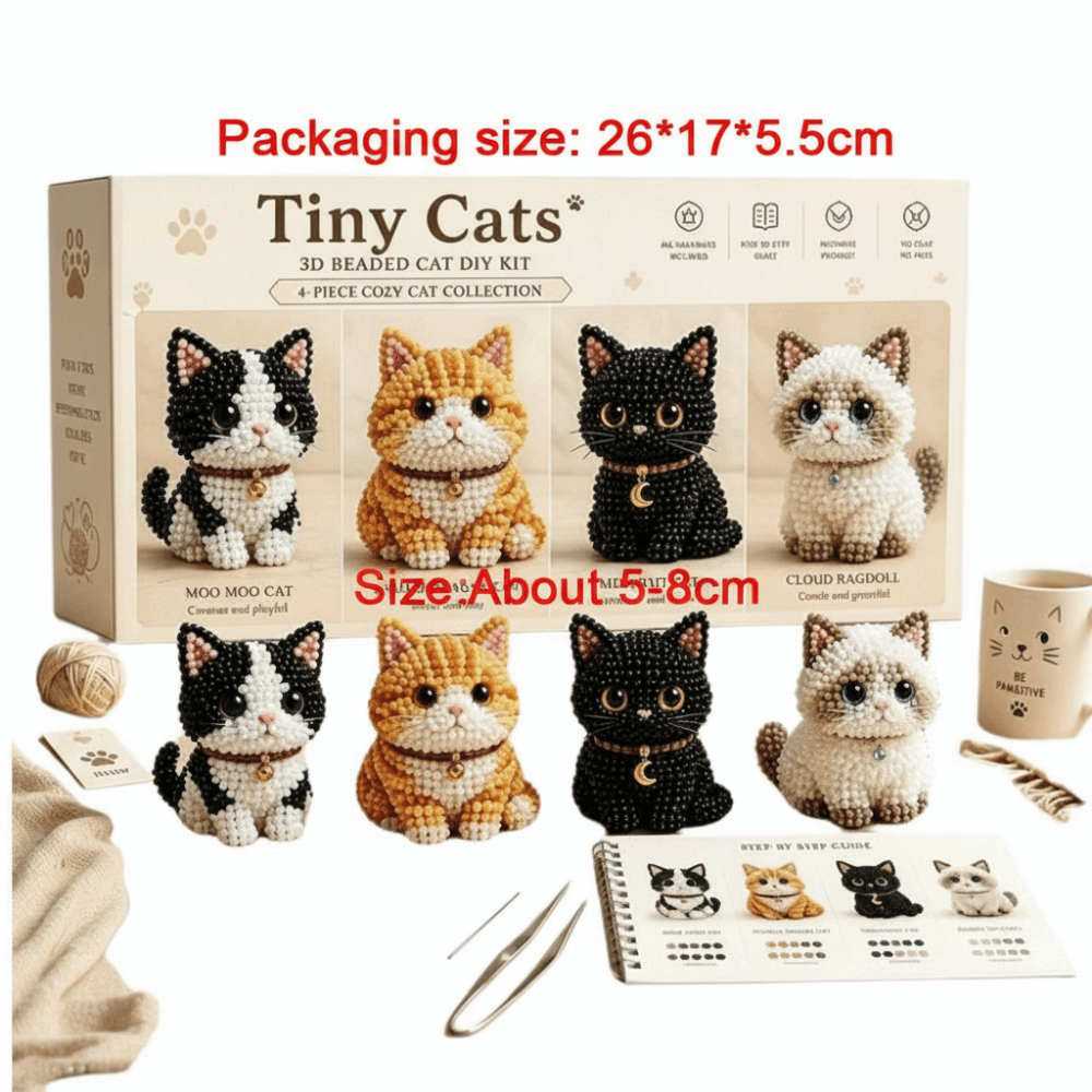 Tiny Beads 3D Beaded Animal Ki - Art Craft And Design review and price