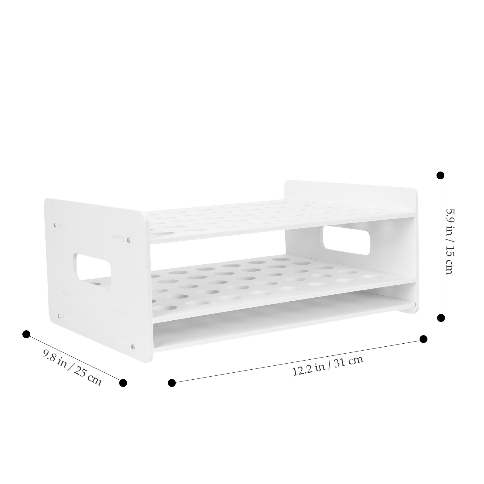 Desktop Wooden Scissors Rack 4 - Art Craft Display review and price
