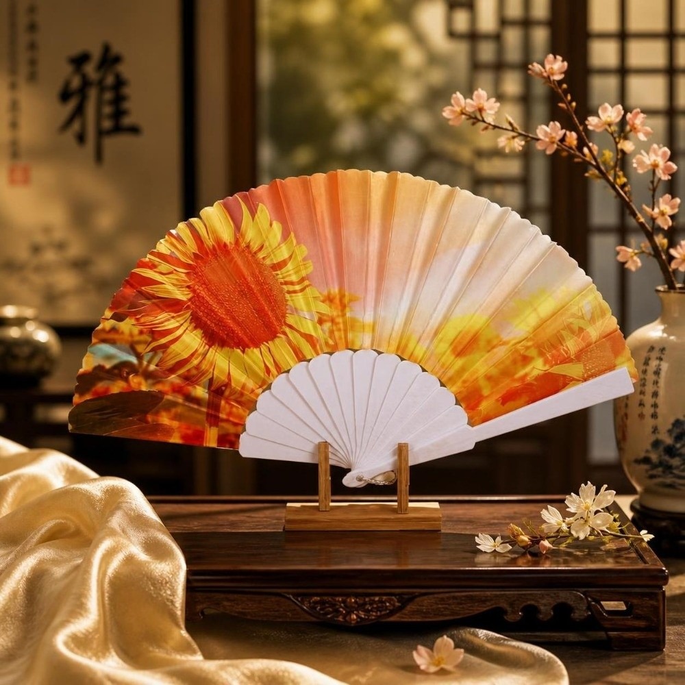 Art Craft Sunflower Folding Fa - Art Craft And Design review and price