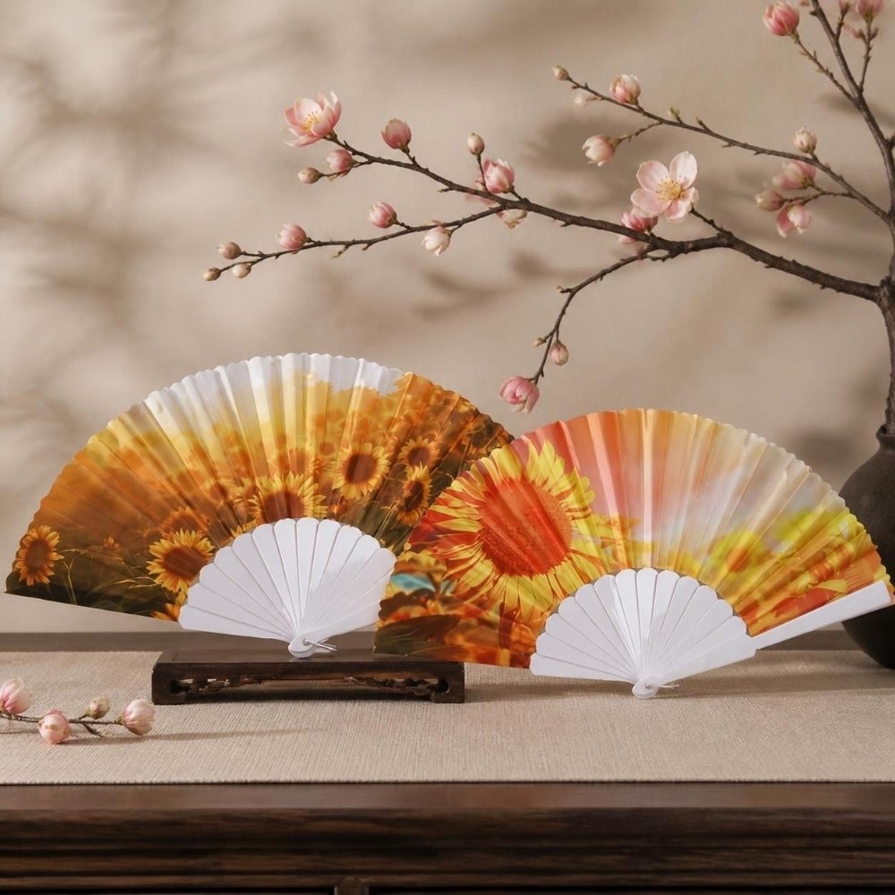 Art Craft Sunflower Folding Fa - Art Craft And Design review and price